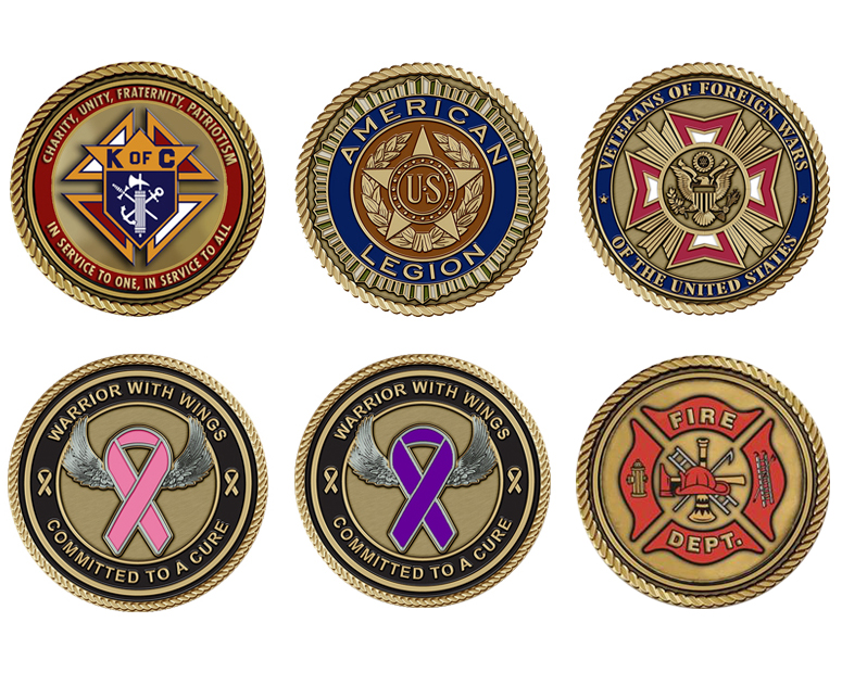 Embossed Emblems